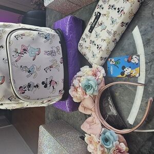 Disney Character Backpack and Accessories Set 3 Piece